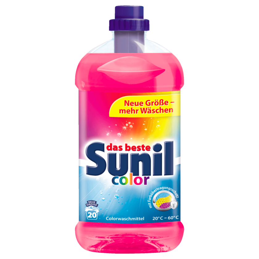 Sunil Colorwaschmittel flüssig 1,32l, 20WL